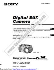 View DSC-S50 pdf Manual de instrucciones  (Espanol y Portugues)