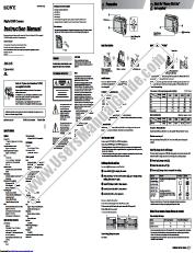 Voir DSC-S45M pdf Mode d'emploi (Mettre en place et le fonctionnement de base)