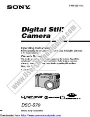 Vezi DSC-S70 pdf Instrucțiuni de operare
