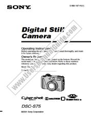 Vezi DSC-S75 pdf Instrucțiuni de operare (manual primar)