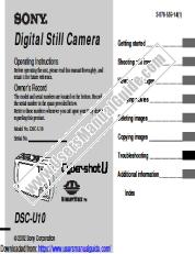 Ver DSC-U10 pdf Instrucciones de funcionamiento (manual principal)