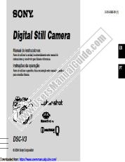 View DSC-V3 pdf Manual de instrucciones (Espanol y Portugues)