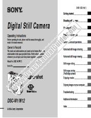 View DSC-W1 pdf Operating Instructions