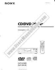 Voir DVP-C650D pdf Manuel de l'utilisateur principal