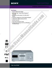 Vezi DVP-CX777ES pdf Specificațiile de marketing (DVPCX777ES)