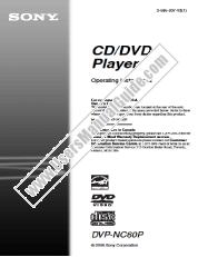 View DVP-NC60P pdf Operating Instructions (DVP-NC60P CD/DVD Player)