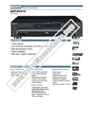 View DVP-NC615 pdf Marketing Specifications