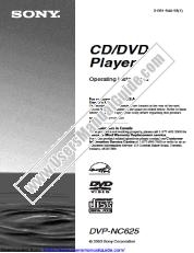 Ver DVP-NC625 pdf Manual de usuario principal