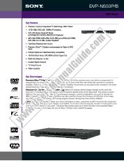 Vezi DVP-NS50P pdf Specificatii produs