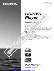 Voir DVP-NS575PS pdf Instructions DVPNS575P (Lecteur DVD télécommande fonctionne)