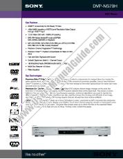 View DVP-NS70H pdf Marketing Specifications