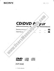 Vezi DVP-S3000 pdf Manual de utilizare primar