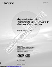Vezi DVP-S360 pdf Manual de Instrucciones