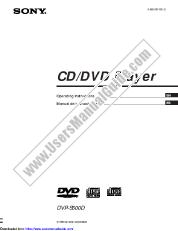 Voir DVP-S500D pdf Manual de instrucciones