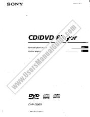 Visualizza DVP-S500D pdf Manuale dell'utente principale
