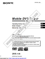 Vezi DVX-11A pdf Instrucțiuni de operare