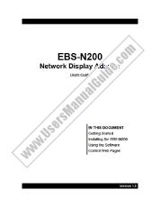 Voir EBS-N200 pdf Guide de l'utilisateur