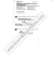 Ver ECM-DS70P pdf Instrucciones de funcionamiento (manual principal)