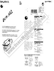 Ver ECM-HS1 pdf Manual de usuario principal