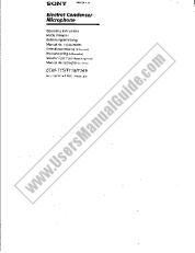 Vezi ECM-T115 pdf Instrucțiuni de operare (manual primar)