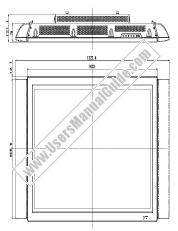 View FWD-42PV1 pdf Mechanical diagram (display & SSSP42FW speakers)