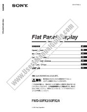 Ver FWD-50PX2 pdf Instrucciones de operación
