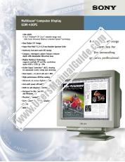 View GDM-400PS pdf Marketing Specifications