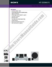 Ver HT-DDW670 pdf Especificaciones de comercialización