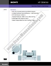 Ver HT-DDW760 pdf Especificaciones de comercialización