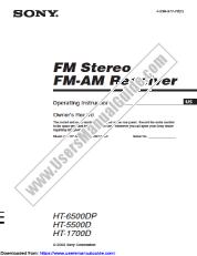 View HT-5500D pdf Operating Instructions (Receiver)