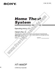 Vezi HT-1800DP pdf Instrucțiuni de operare