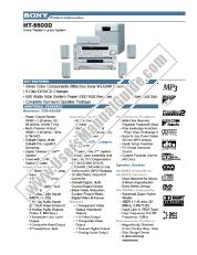 Voir HT-5500D pdf Spécifications de marketing