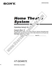 Ver HT-DDW675 pdf Instrucciones de operación