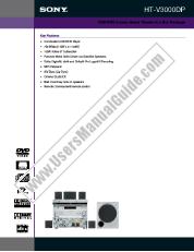 Voir HT-V3000DP pdf Spécifications de marketing