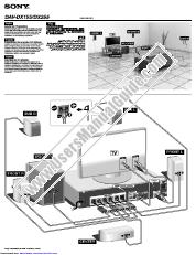 Ver DAV-DX315 pdf Conexiones de altavoces y TV