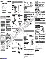 View ICD-U70 pdf Operating Instructions