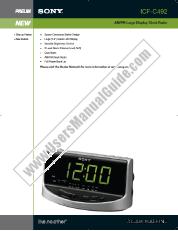 Vezi ICF-C492 pdf Specificatii produs