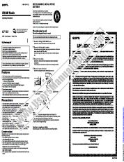 Voir ICF-B01 pdf Mode d'emploi