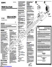 Voir ICF-C630 pdf Mode d'emploi