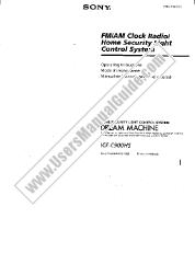 Ansicht ICF-C900HS pdf Betriebsanleitung (primäres Handbuch)