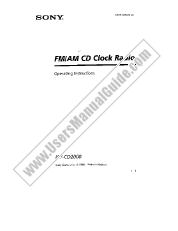 Vezi ICF-CD2000 pdf Instrucțiuni de operare (manual primar)