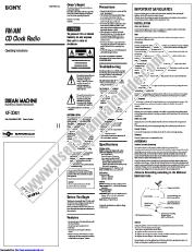 View ICF-CD821 pdf Primary User Manual