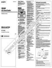 View ICF-CD823 pdf Primary User Manual