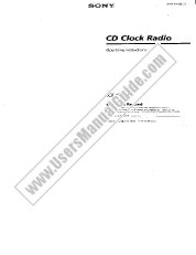 Ver ICF-CD833 pdf Instrucciones de funcionamiento (manual principal)