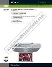View ICF-DVD57TV pdf Marketing Specifications