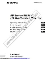 Vezi ICF-SW07 pdf Instrucțiuni de operare (manual primar)