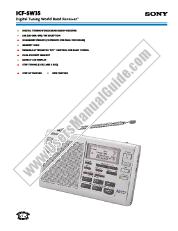 View ICF-SW35 pdf Marketing Specifications