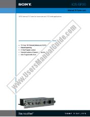 Vezi ICS-SP20 pdf Specificații