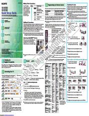 View KDF-60WF655 pdf Quick Setup Guide