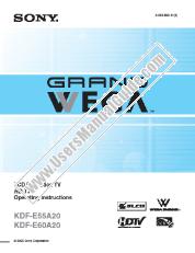 Voir KDF-E55A20 pdf Mode d'emploi